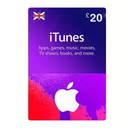 Apple iTunes Gift Card British Store 20 GBP Apple iTunes Gift Card British Store 20 GBP