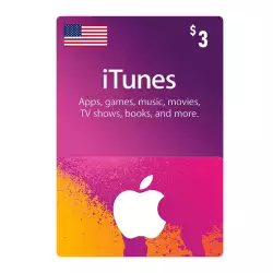 Apple Gift Card USA Store USD 3 Apple Gift Card USA Store USD 3
