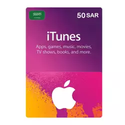 Apple iTunes Gift Card KSA Store 50 SR Apple iTunes Gift Card KSA Store 50 SR